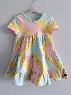 Matilda Jane Pastel Rainbow Dream Chasers Dress PLAY 2